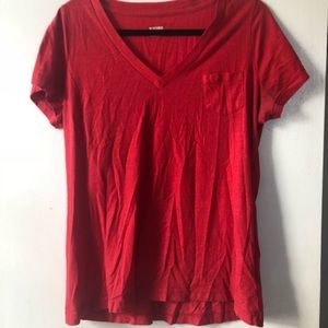 Red mossimo 2x tee